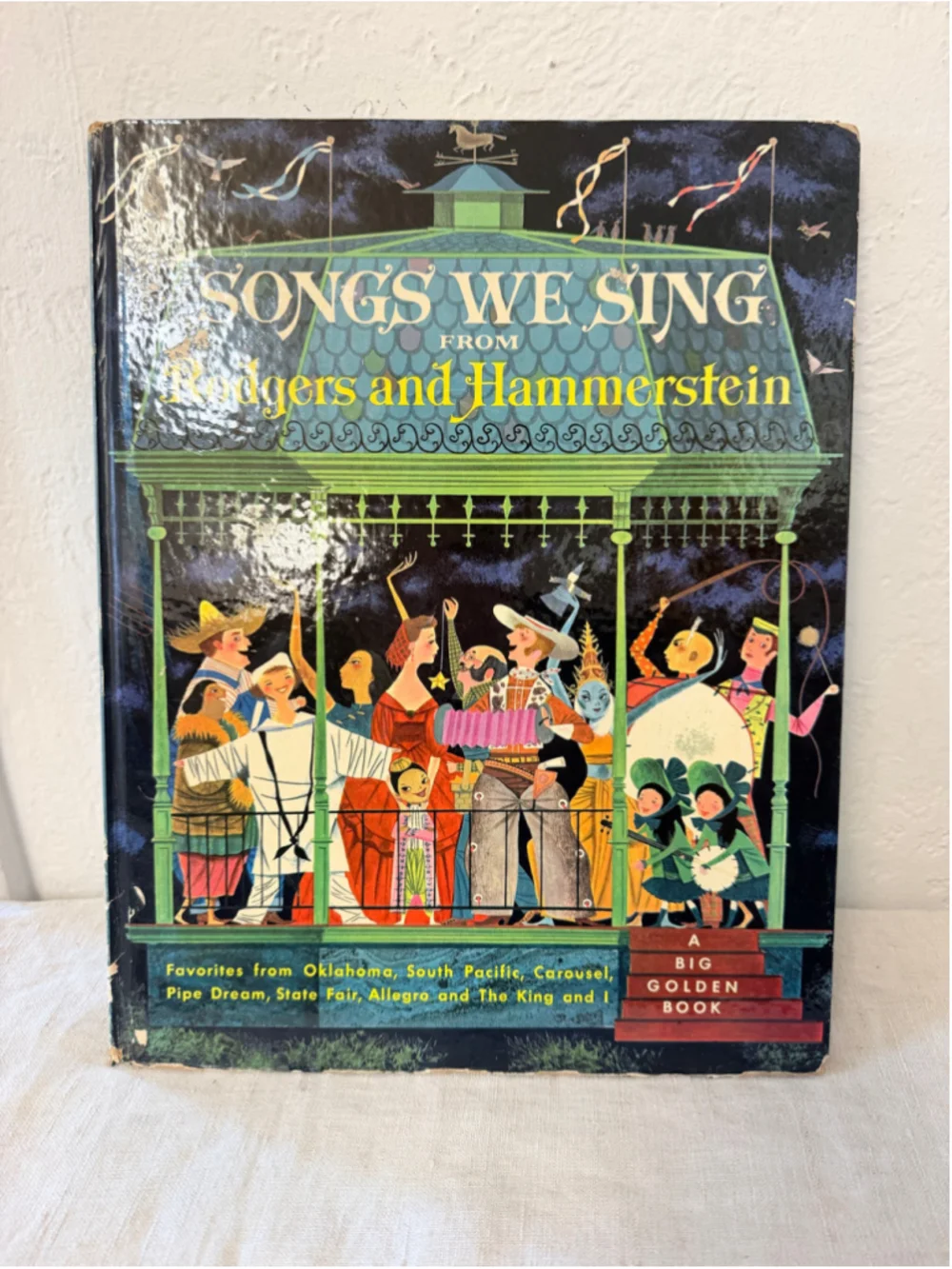 1961 Songs We Sing Rodgers Hammerstein Big Golden Book Vintage Sheet Music